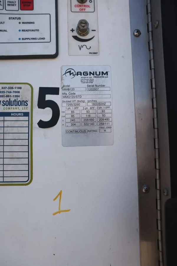 Magnum MMG120 93kw Diesel - Image 6